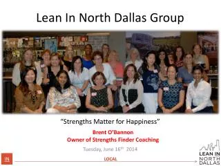 Lean In North Dallas Group