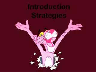 Introduction Strategies