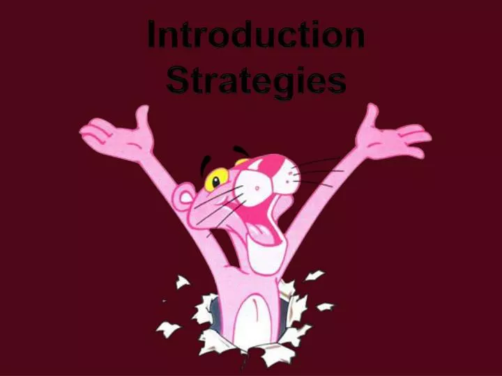 introduction strategies