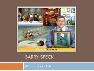 Steve carell Barry speck