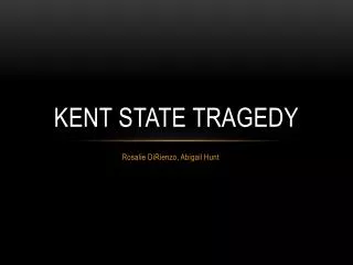 Kent State Tragedy