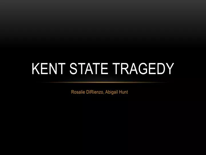 kent state tragedy