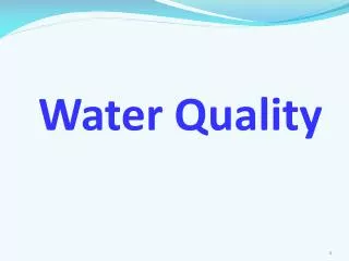 Water Quality