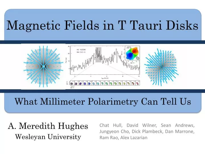 magnetic fields in t tauri disks