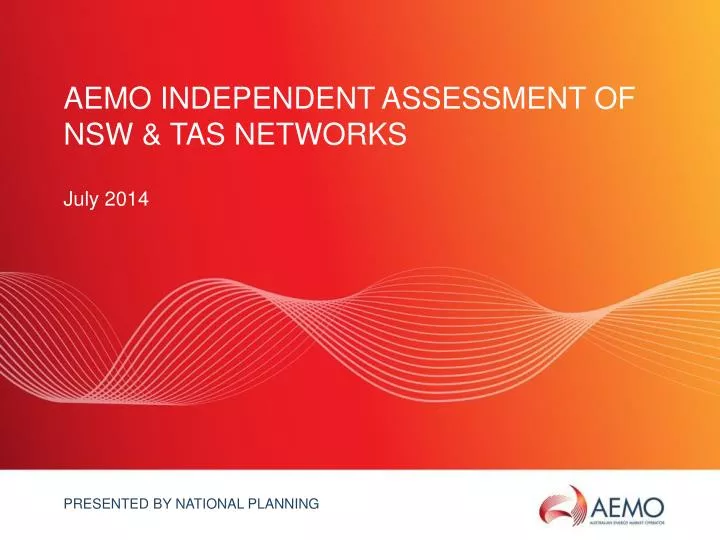 aemo independent assessment of nsw tas networks