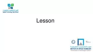 Lesson