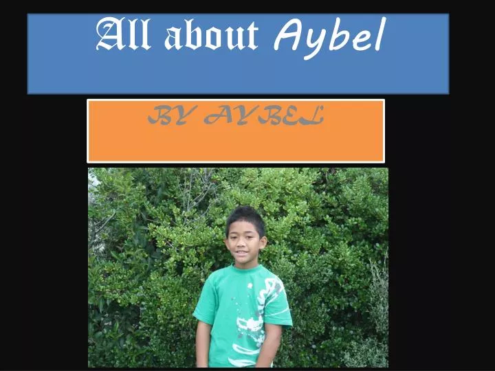 all about aybel