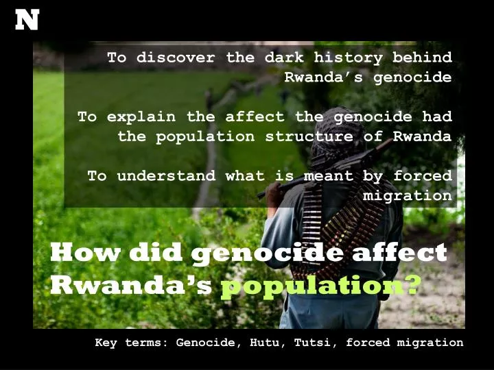 how did genocide affect rwanda s population