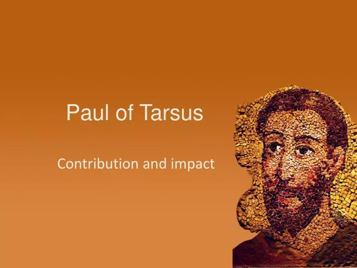 paul of tarsus