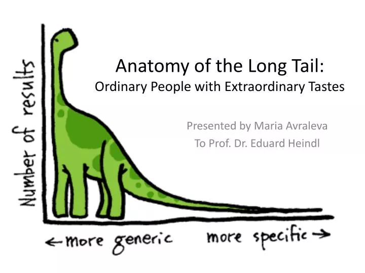 anatomy of the long tail ordinary people with extraordinary tastes