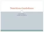 Nutrition Guidelines - slide 1
