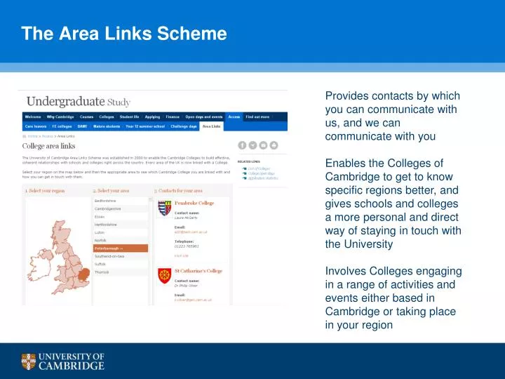 the area links scheme