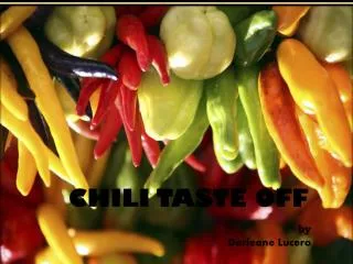 chili taste off