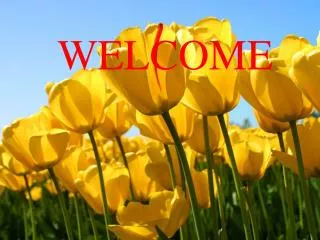 WELCOME