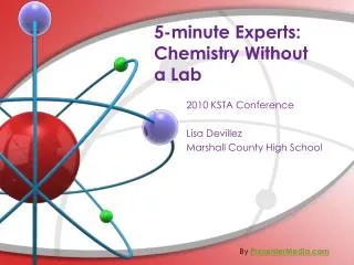 5-minute Experts: Chemistry Without a Lab