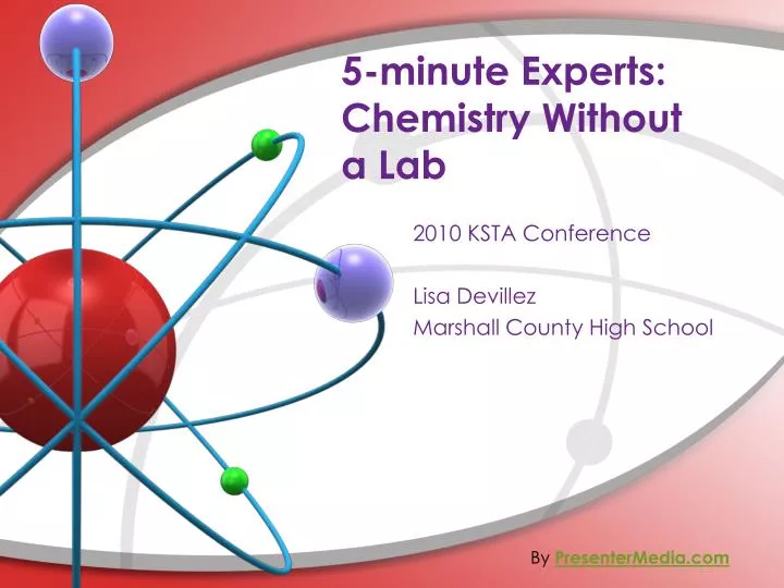 5 minute experts chemistry without a lab