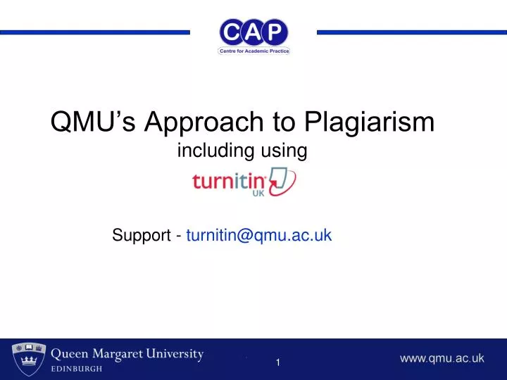 qmu s approach to plagiarism including using