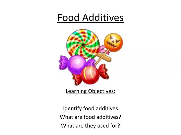 food additives