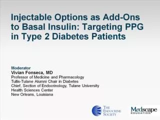 Injectable Options as Add-Ons to Basal Insulin: Targeting PPG in Type 2 Diabetes Patients