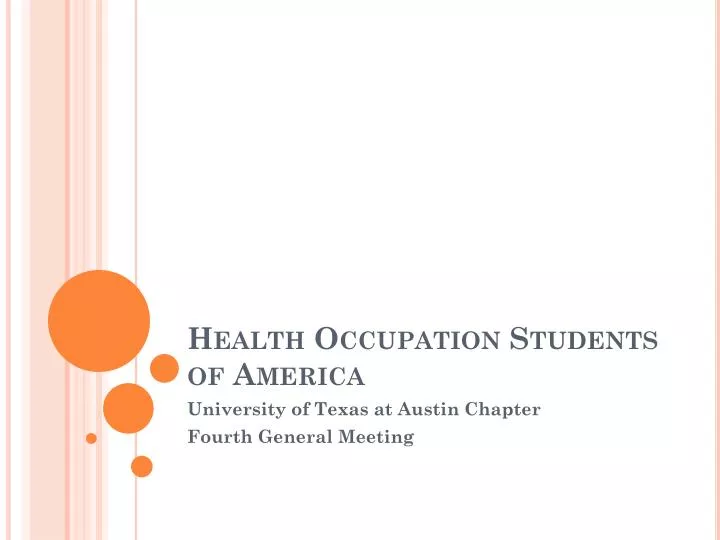 health occupation students of america