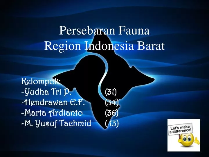 persebaran fauna region indonesia barat