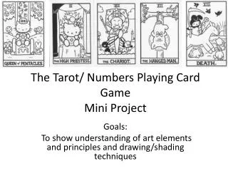 The Tarot/ Numbers Playing Card Game Mini Project