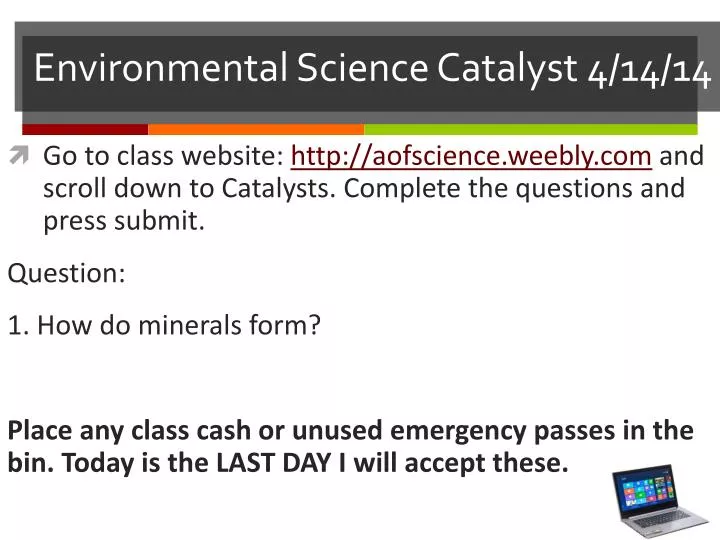 environmental science catalyst 4 14 14