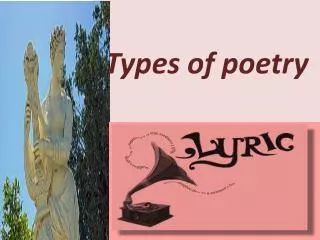 Types of poetry