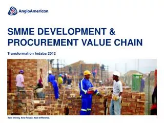 SMME development &amp; procurement value chain