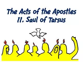 the acts of the apostles 11 saul of tarsus