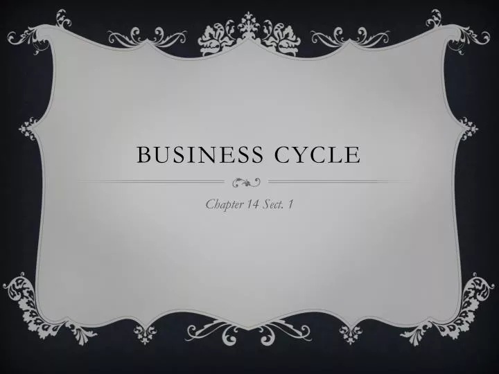 business cycle