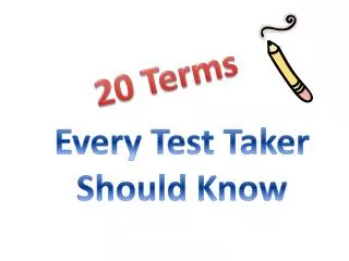 20 Terms