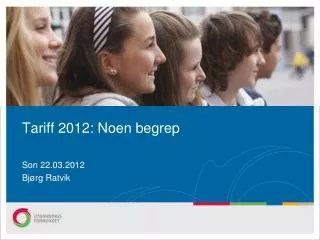 tariff 2012 n oen begrep