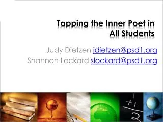 Tapping the Inner Poet in All Students