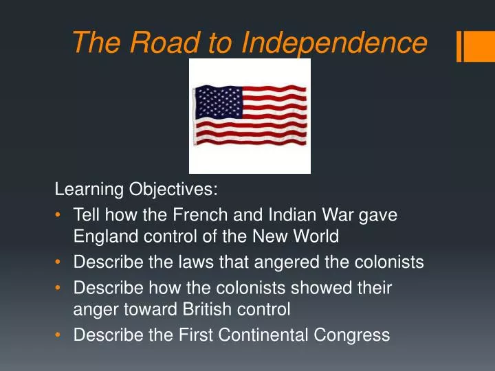 the road to independence