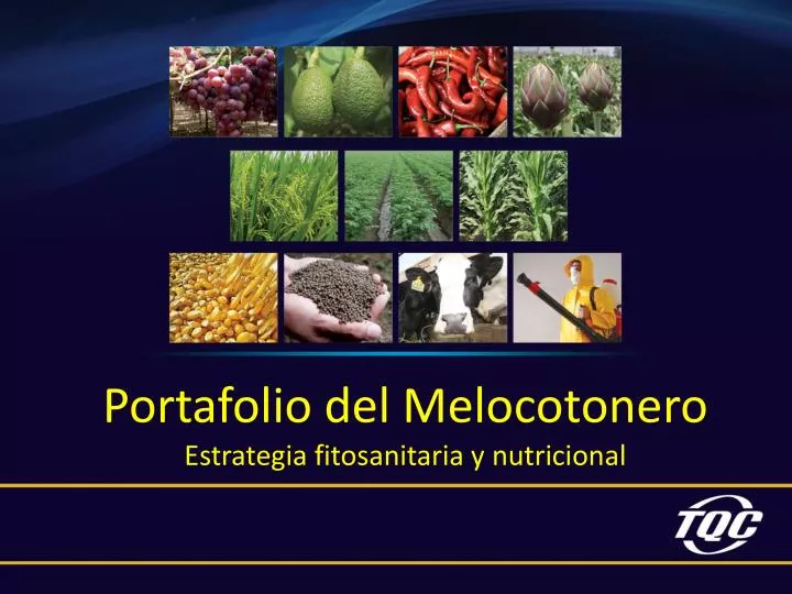 portafolio del melocotonero estrategia fitosanitaria y nutricional