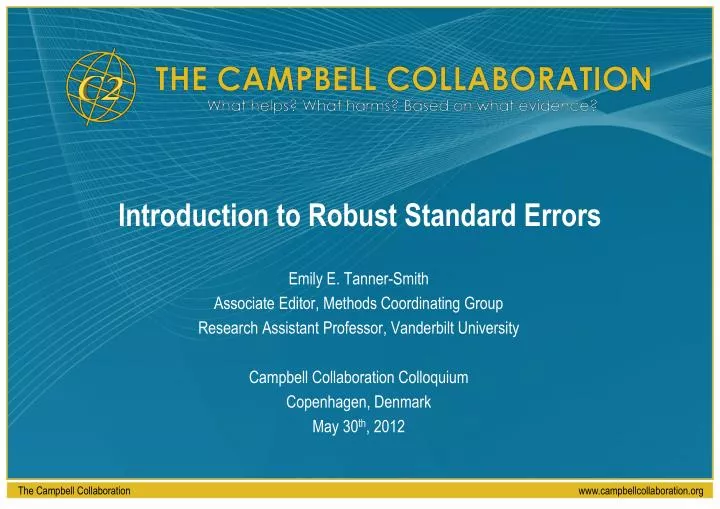 introduction to robust standard errors