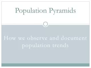 Population Pyramids