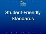 Student-Friendly Standards - slide 1