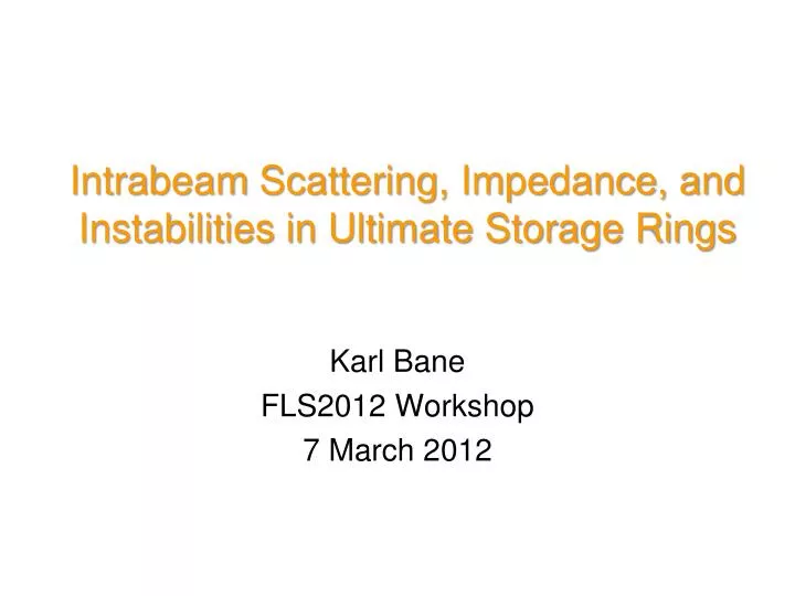 intrabeam scattering impedance and instabilities in ultimate storage rings
