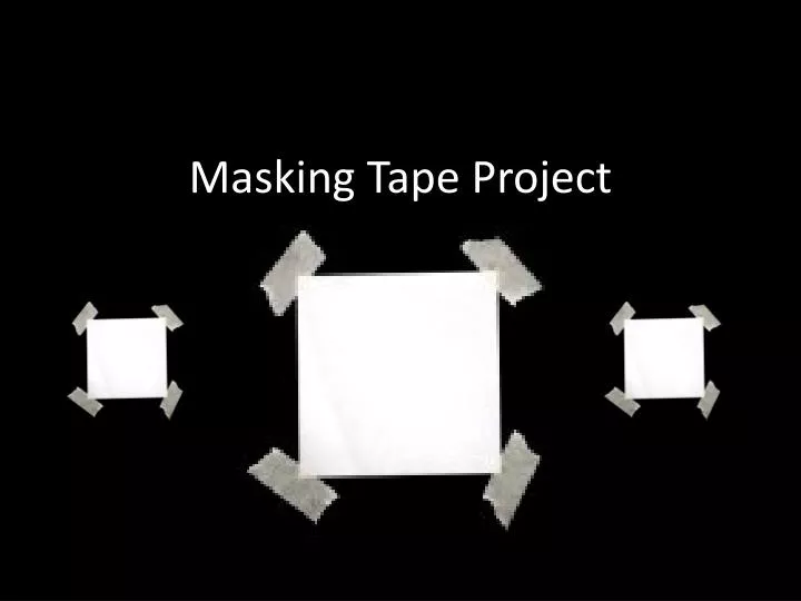 masking tape project