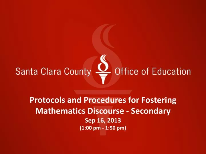 protocols and procedures for fostering mathematics discourse secondary sep 16 2013 1 00 pm 1 50 pm