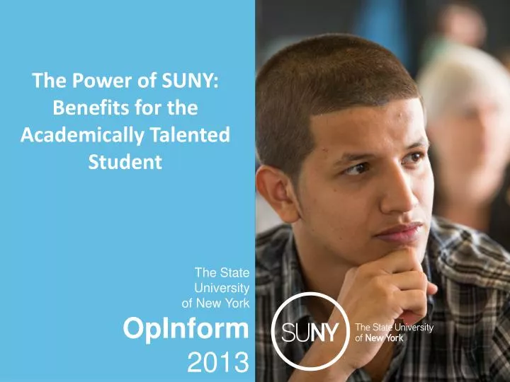 the power of suny benefits for the academically talented student