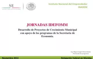 jornadas idefomm