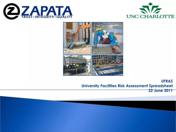 ufras university facilities risk assessment spreadsheet 22 june 2011