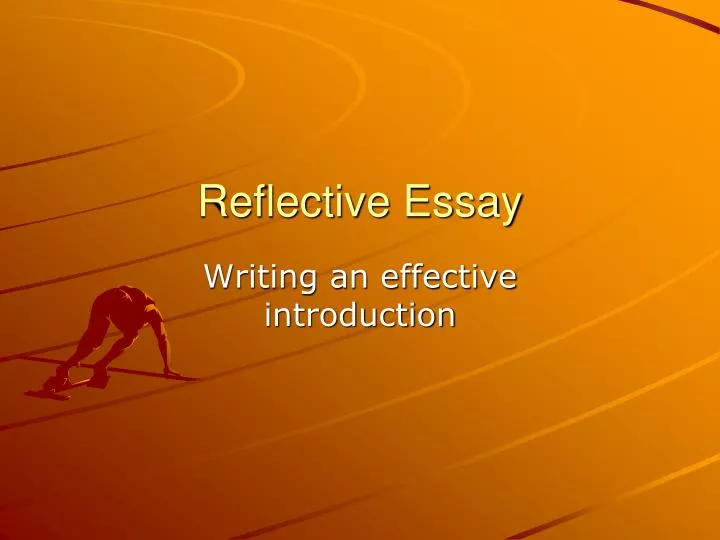 reflective essay