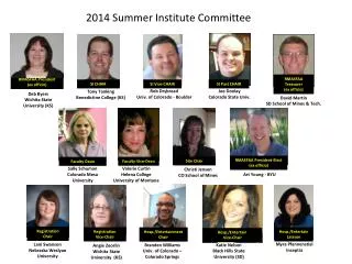 2014 Summer Institute Committee