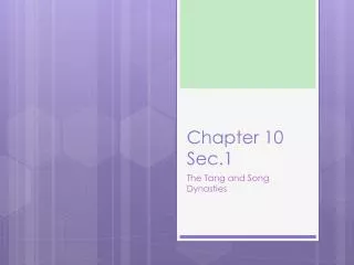 Chapter 10 Sec.1