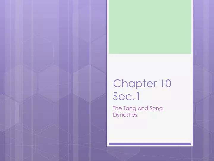 chapter 10 sec 1