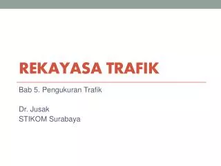 rekayasa trafik